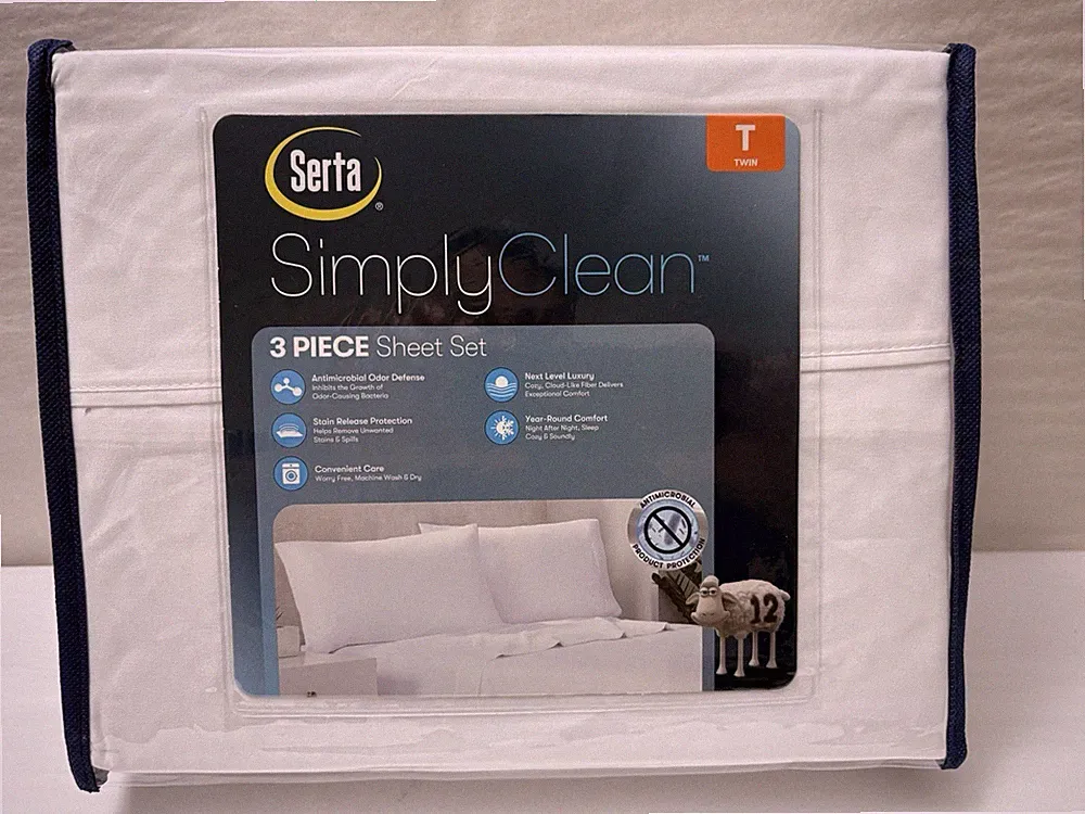 Serta twin bedding