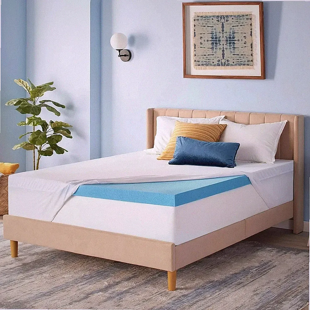 Serta 3" Cool Nights Gel Memory Foam Mattress Topper King