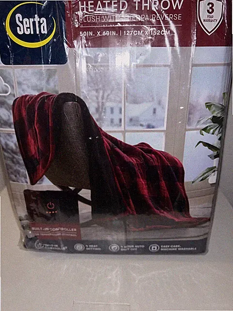 Serta Heated Throw