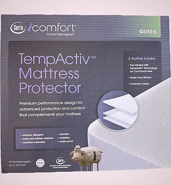 Serta iComfort TempActiv Mattress Protector ~ Queen NIB