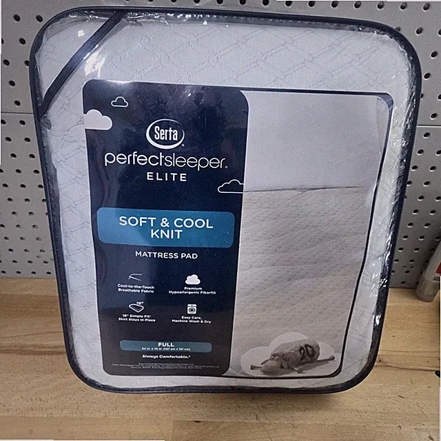 Serta Perfect Sleeper Mattress Pad Elite Soft & Cool FULL SIZE NEW IN PACKAGE