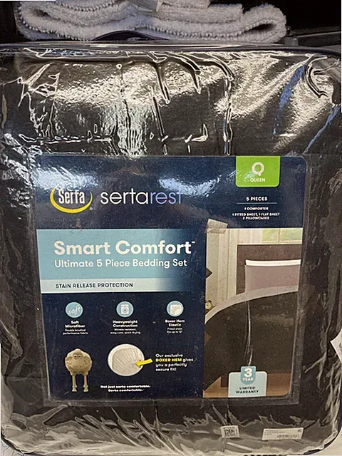 Serta Smart Comfort Ultimate 5-Pieces Bedding Set Size Queen New