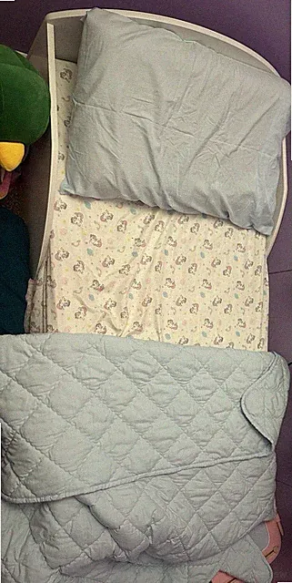 White Toddler Bed Frame with Side Panels Wooden